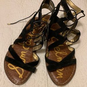Sam Edelman gladiator suede sandals size 7